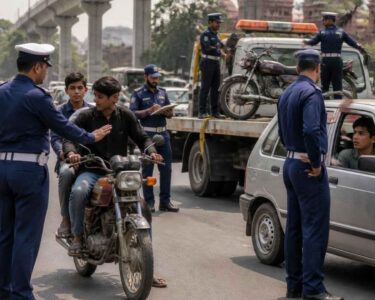 بغیر لائسنس اور کم عمر ڈرائیورز کے خلاف بڑا ایکشن، گاڑیاں اور موٹرسائیکلیں بند