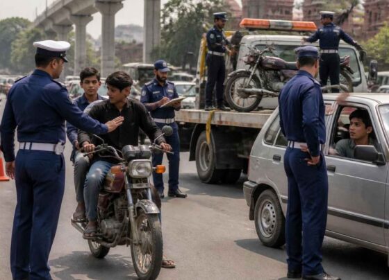 بغیر لائسنس اور کم عمر ڈرائیورز کے خلاف بڑا ایکشن، گاڑیاں اور موٹرسائیکلیں بند