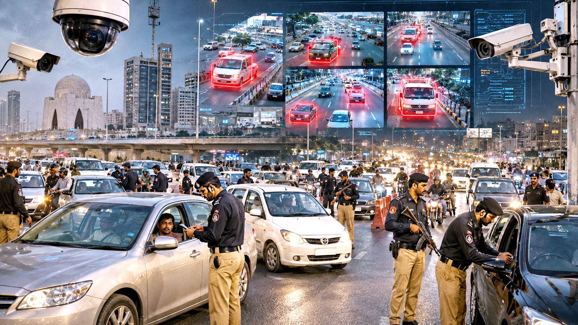 سیف سٹی پروجیکٹ کے تحت بڑی کارروائی،40 ہزار گاڑیاں بلیک لسٹ