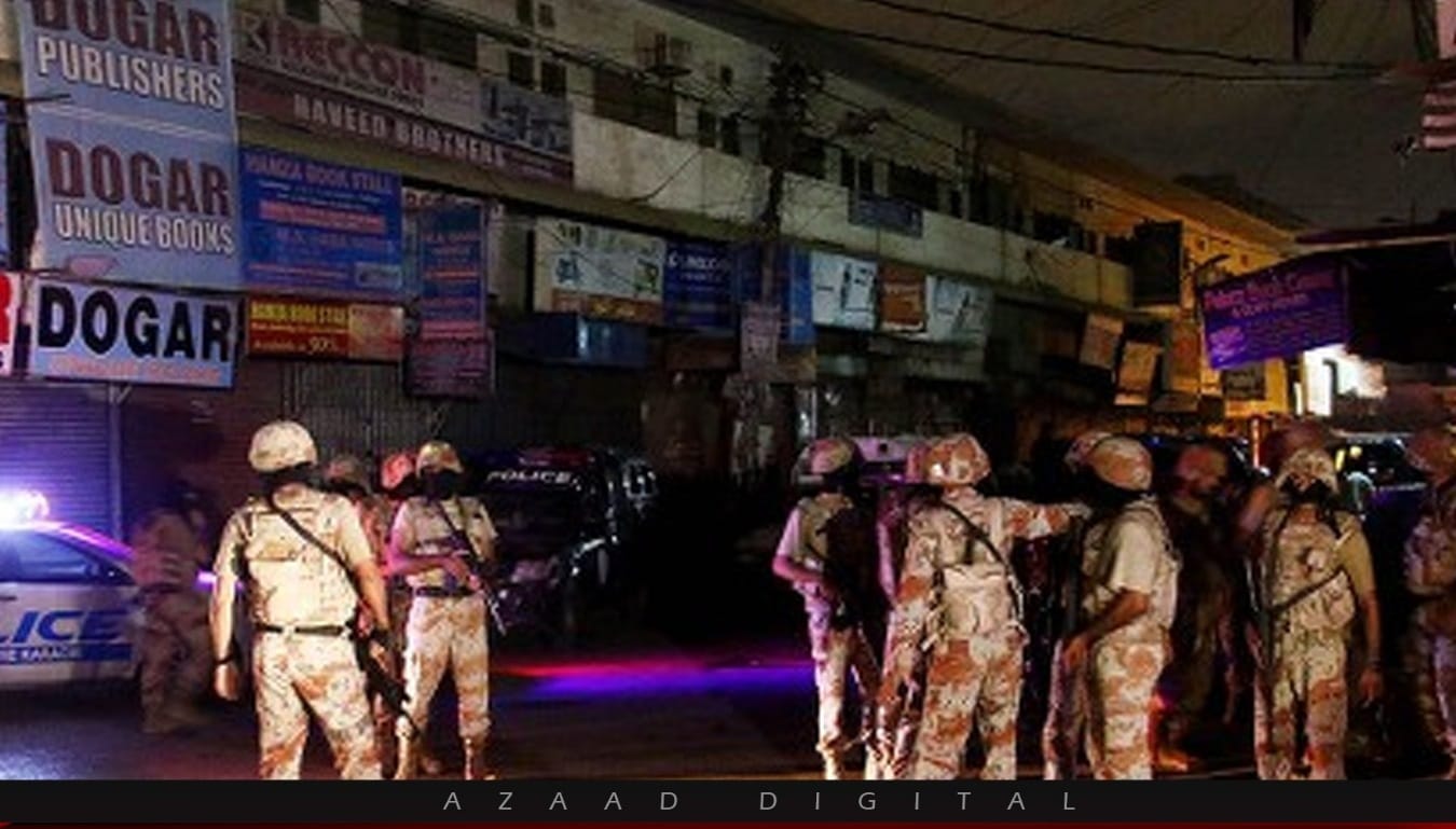کراچی: یونیورسٹی روڈ پر موسمیات کے قریب رینجرز ہیڈ کوارٹر پر دستی بم حملہ ناکام، سرچ آپریشن اور متعدد گرفتاریاں