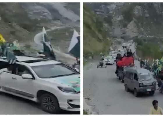 مظفرآباد میں پاکستان زندہ باد ریلی کا انعقاد،عوام نے کالعدم ایکشن کمیٹی کا بیانیہ مستردکر دیا