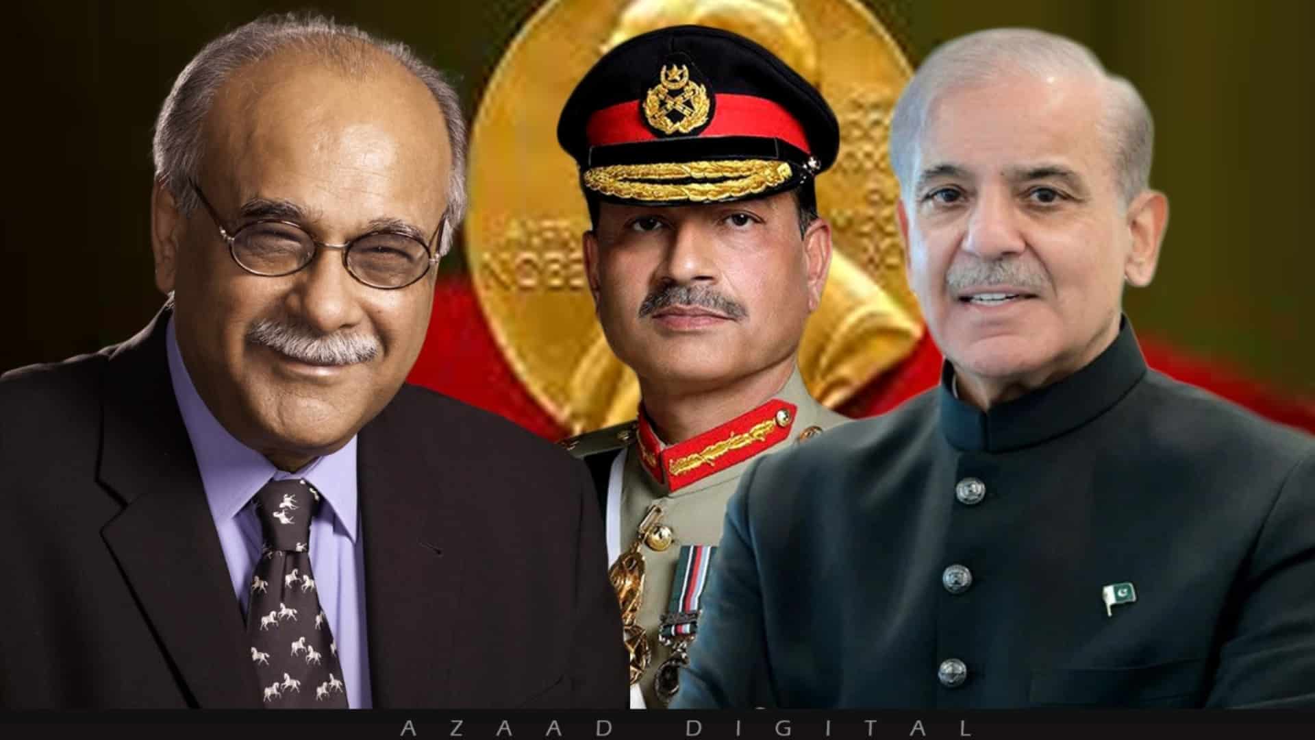 مشرقِ وسطیٰ کشیدگی کے خاتمے میں تاریخی کردار، نجم سیٹھی نے وزیراعظم و فیلڈ مارشل کیلئے نوبیل امن انعام کی حمایت کر دی