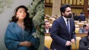 لیگی رہنما کو اداکارہ سے الجھنا مہنگا پڑگیا، نئی مشکل میں پھنس گئے