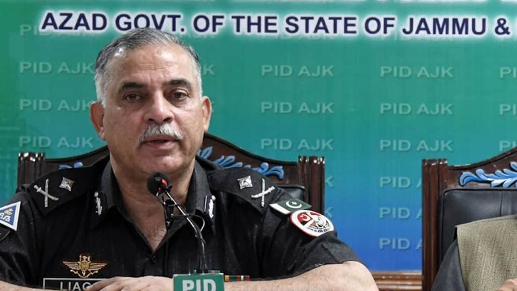 کالعدم تنظیم کے شرپسند روڈ بلاک کرتے، گاڑیوں کو لوٹتےاور ٹرانسپورٹروں پر تشدد کرتے ہیں، آئی جی آزاد کشمیر
