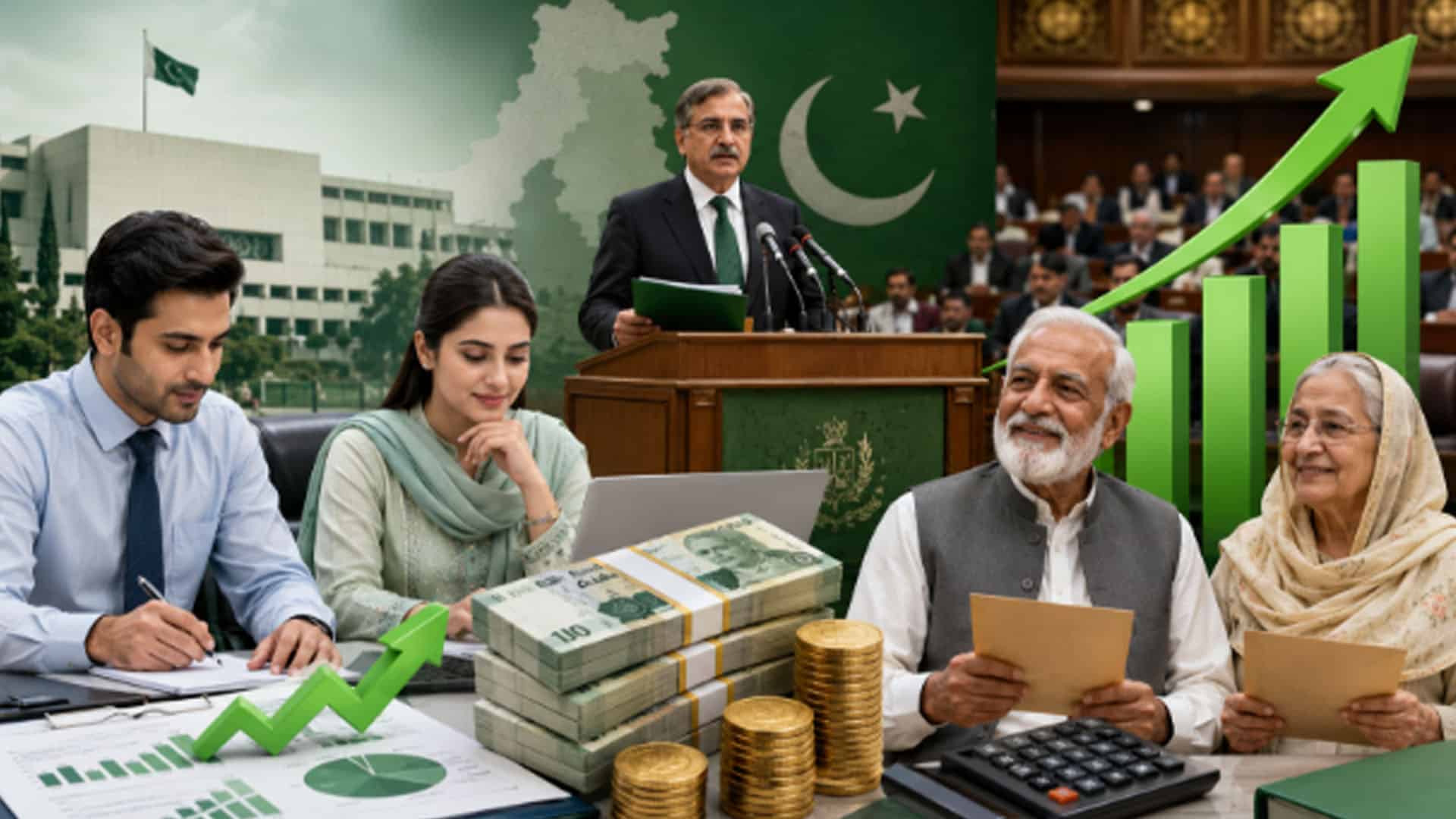 بجٹ میں ملازمین کی تنخواہ اور پنشن میں کتنا اضافہ متوقع ہے ؟تفصیلات سامنے آگئیں