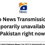 شاباش جیو نیوز، پیمرا کے حکم نامے کی مکمل تعمیل، یوٹیوب، سوشل میڈیا سمیت ملک بھر میں نشریات بند