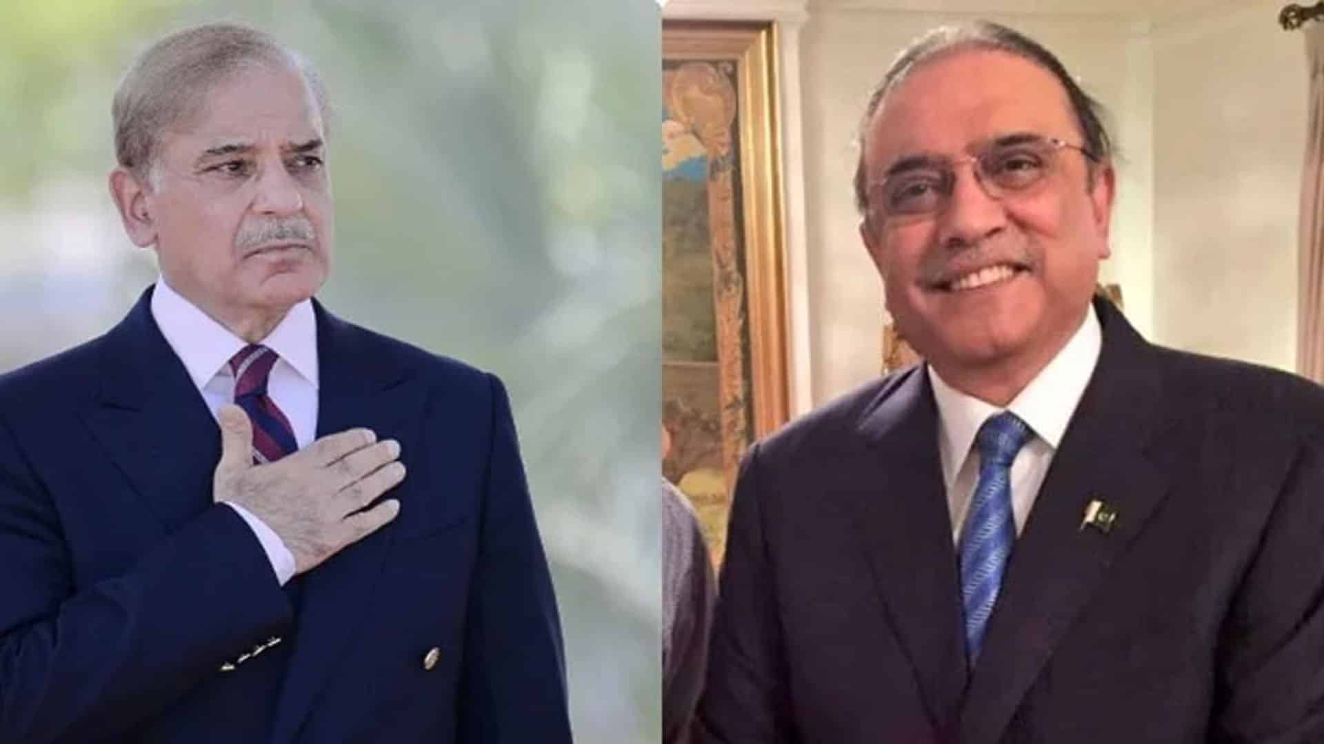 صدر آصف علی زرداری سے وزیر اعظم شہباز شریف کی ملاقات،وزیر اعظم آزاد کشمیر بھی شرکت ، کشمیر کی صورتحال ، بجٹ پر مشاورت