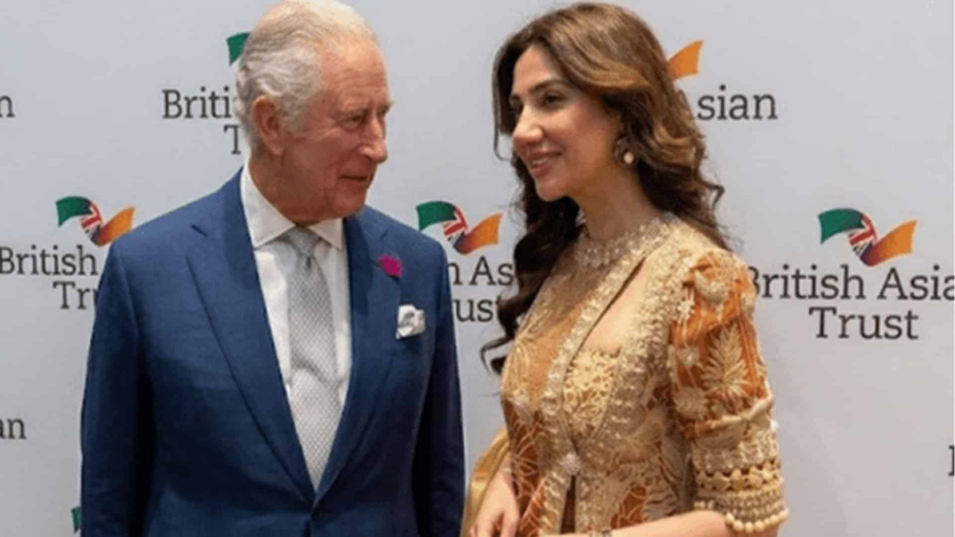 ماہرہ خان کی شاہ چارلس سے ملاقات،ویڈیو وائرل