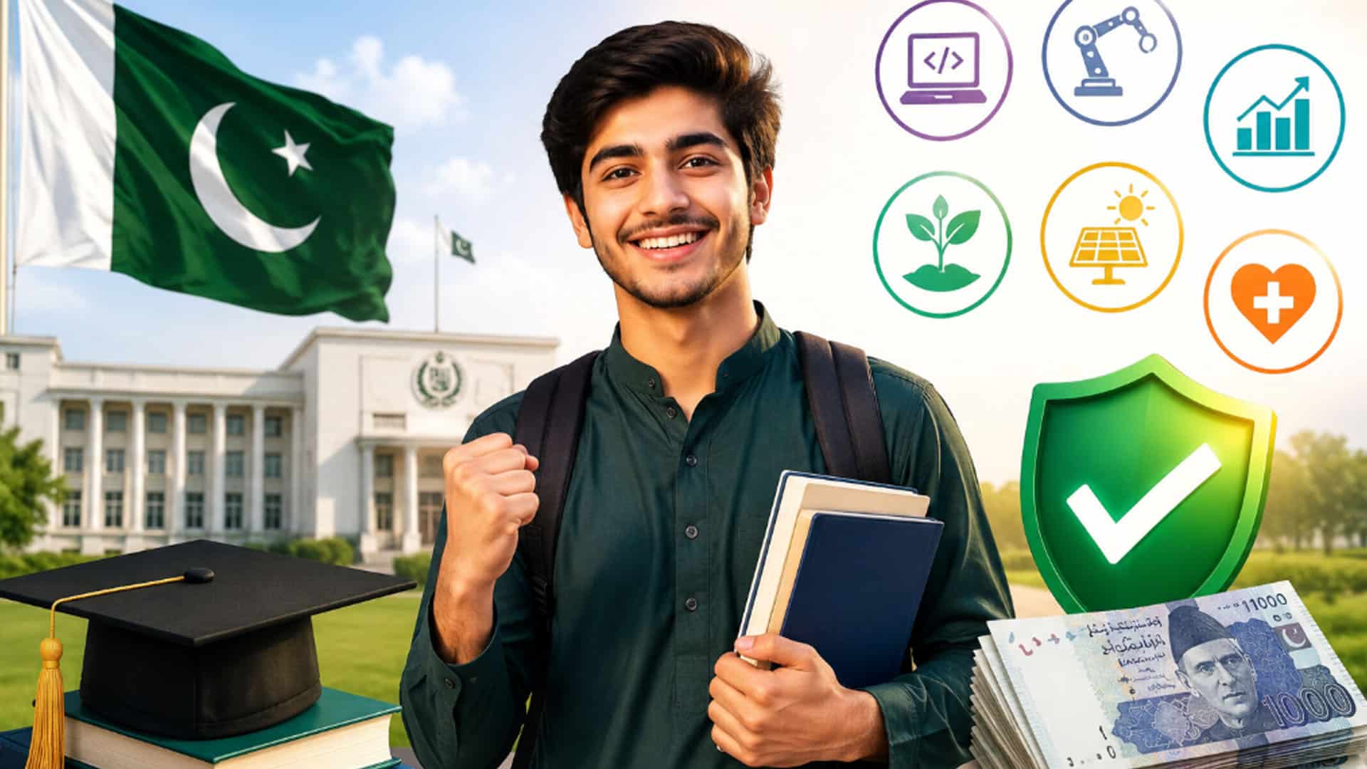 جدید کورسز اور 15 ہزار ماہانہ وظیفہ،حکومت نے بڑی خوشخبری سنادی