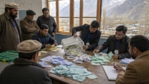 گلگت بلتستان میں پولنگ کا وقت مکمل، ووٹوں کی گنتی کا آغاز