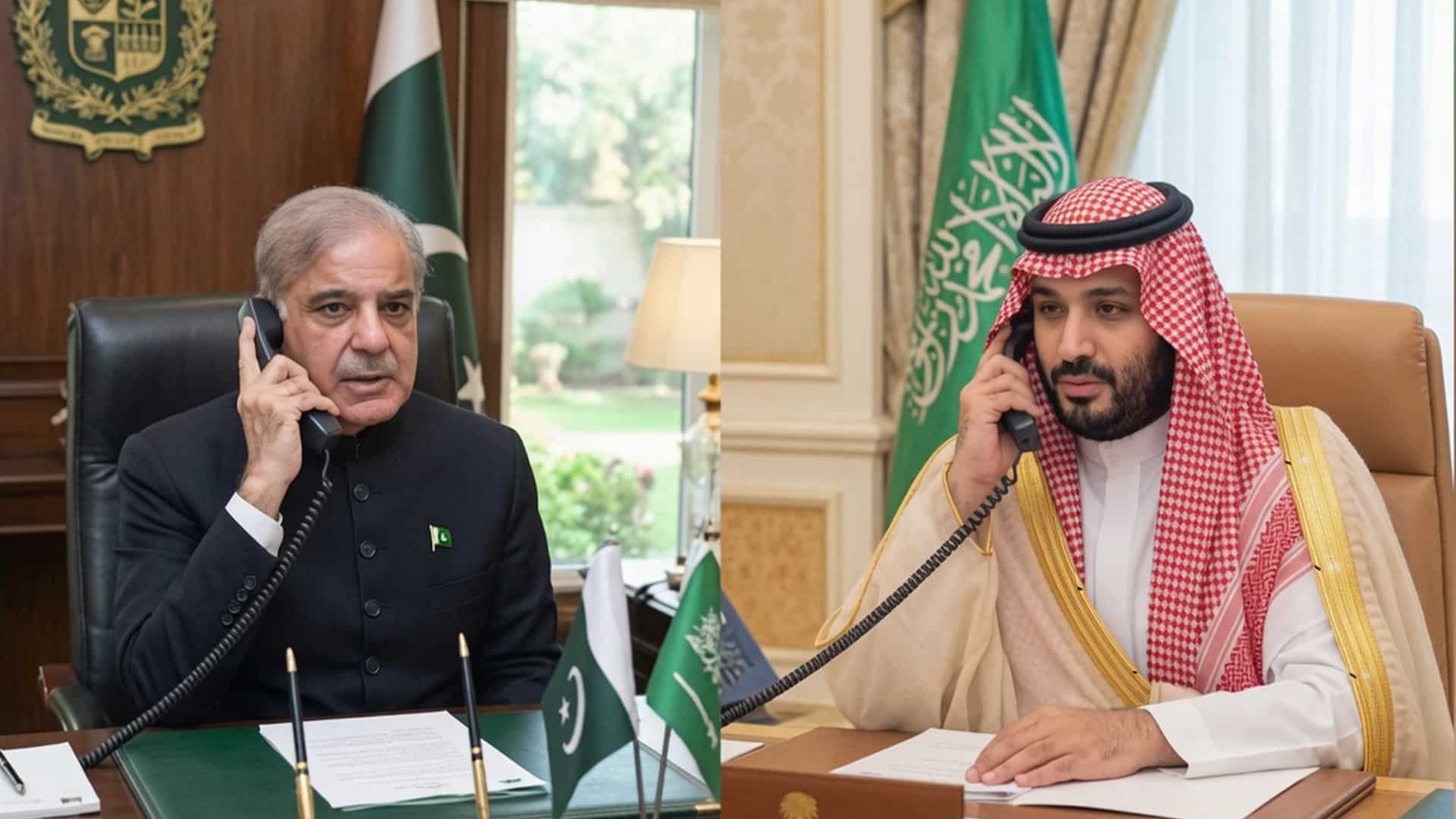 سعودی آئل ٹینکروں پر حوثی حملے، شہباز شریف کا محمد بن سلمان سے رابطہ، سعودی سلامتی اور دفاع کے لیے مکمل حمایت کا اعادہ