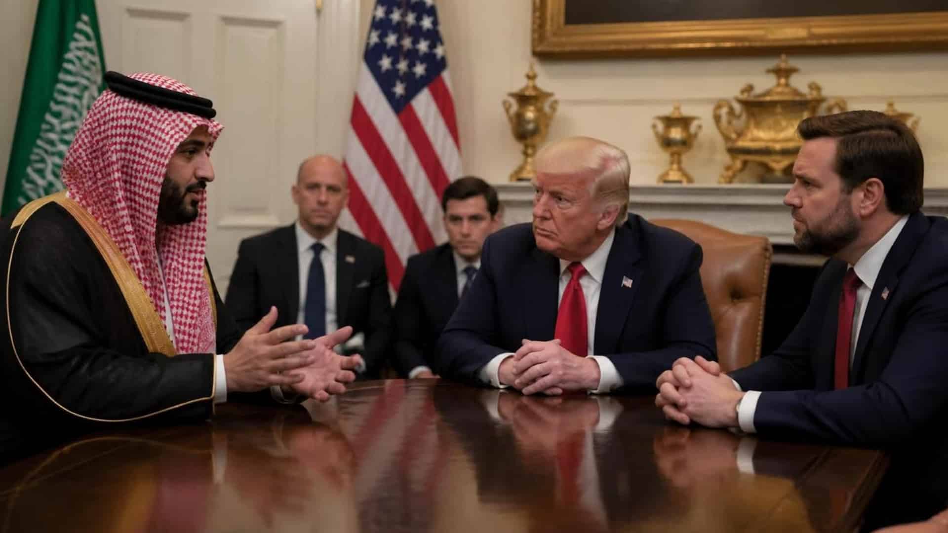 سعودی وزیر دفاع شہزادہ خالد بن سلمان کی صدر ٹرمپ، جے ڈی وینس سے ہنگامی ملاقات، ولی عہد کا اہم ترین پیغام پہنچا دیا