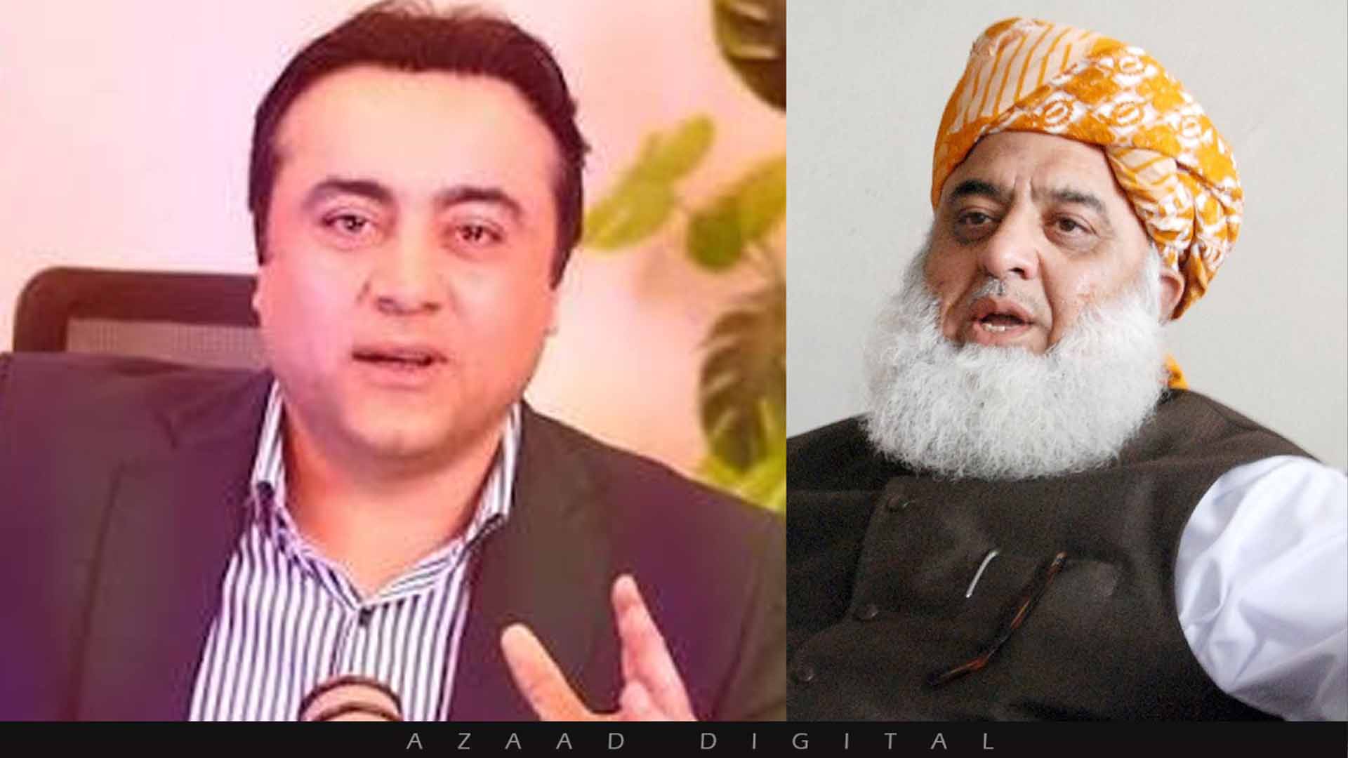 فضل الرحمان کے شہداء سے متعلق بیان پر منصور علی خان کا شدید ردِعمل