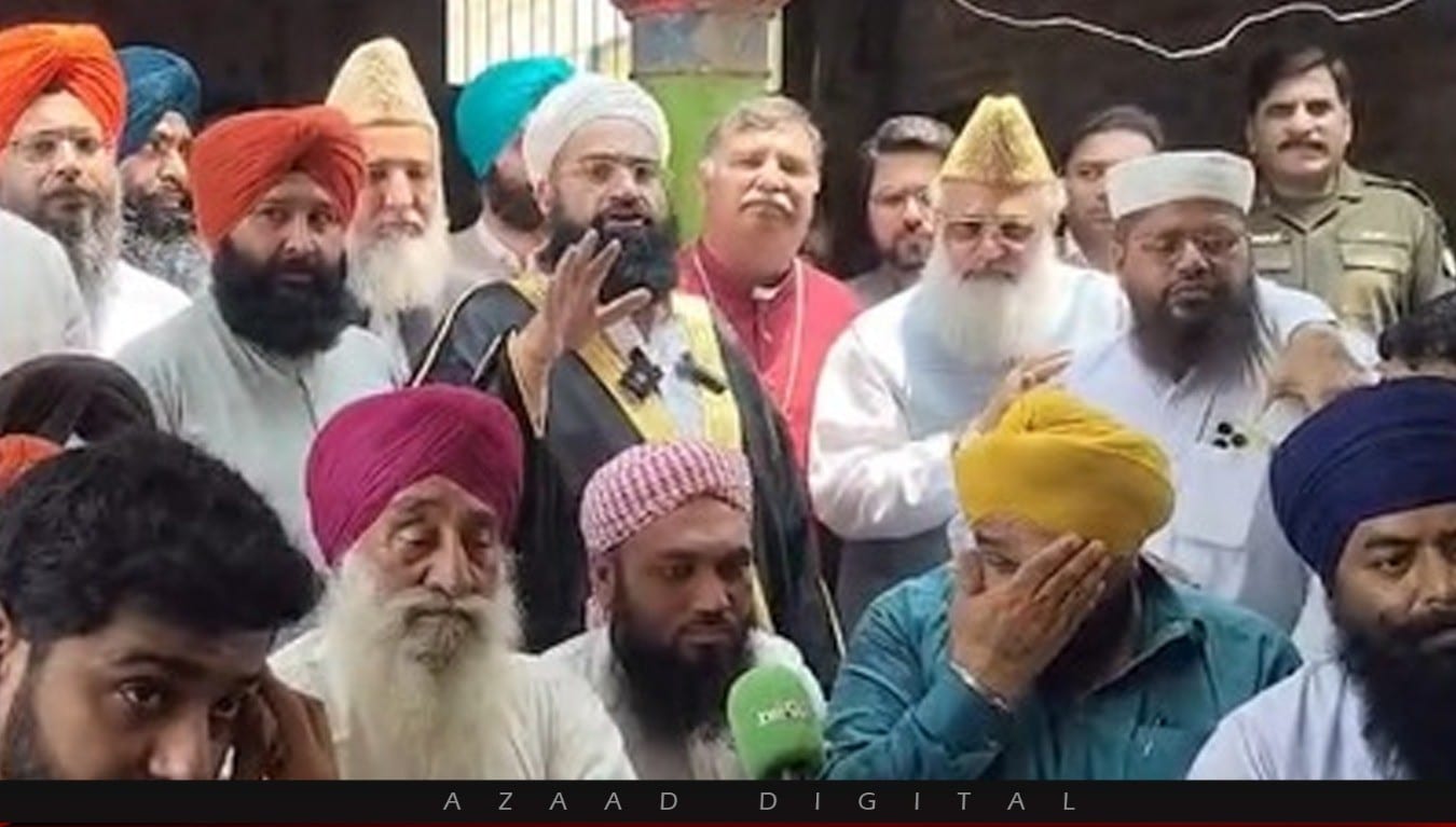 پاکستان میں بین المذاہب ہم آہنگی کی مثال، قومی پیغامِ امن کمیٹی کا فاروق آباد میں سکھ برادری سے اظہارِ یکجہتی