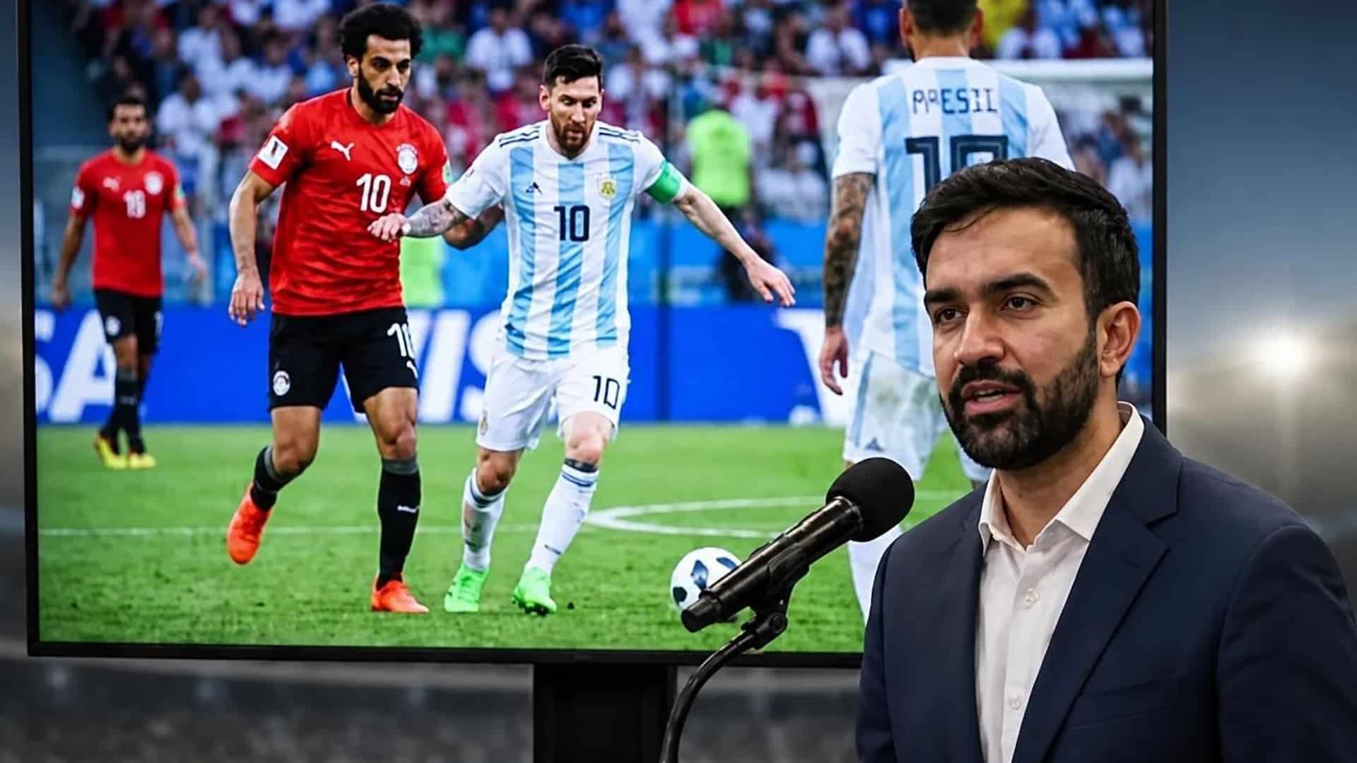 ظہران ممدانی کا ارجنٹینا اور مصر کے میچ میں متنازع فیصلوں پر بڑا ردعمل، شائقین کے دل جیت لیے