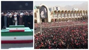 ایرانی رہبراعلیٰ شہید علی خامنہ ای کی نماز جنازہ ادا کردی گئی ، لاکھوں افراد کی شرکت