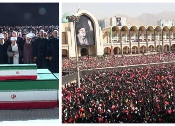 ایرانی رہبراعلیٰ شہید علی خامنہ ای کی نماز جنازہ ادا کردی گئی ، لاکھوں افراد کی شرکت