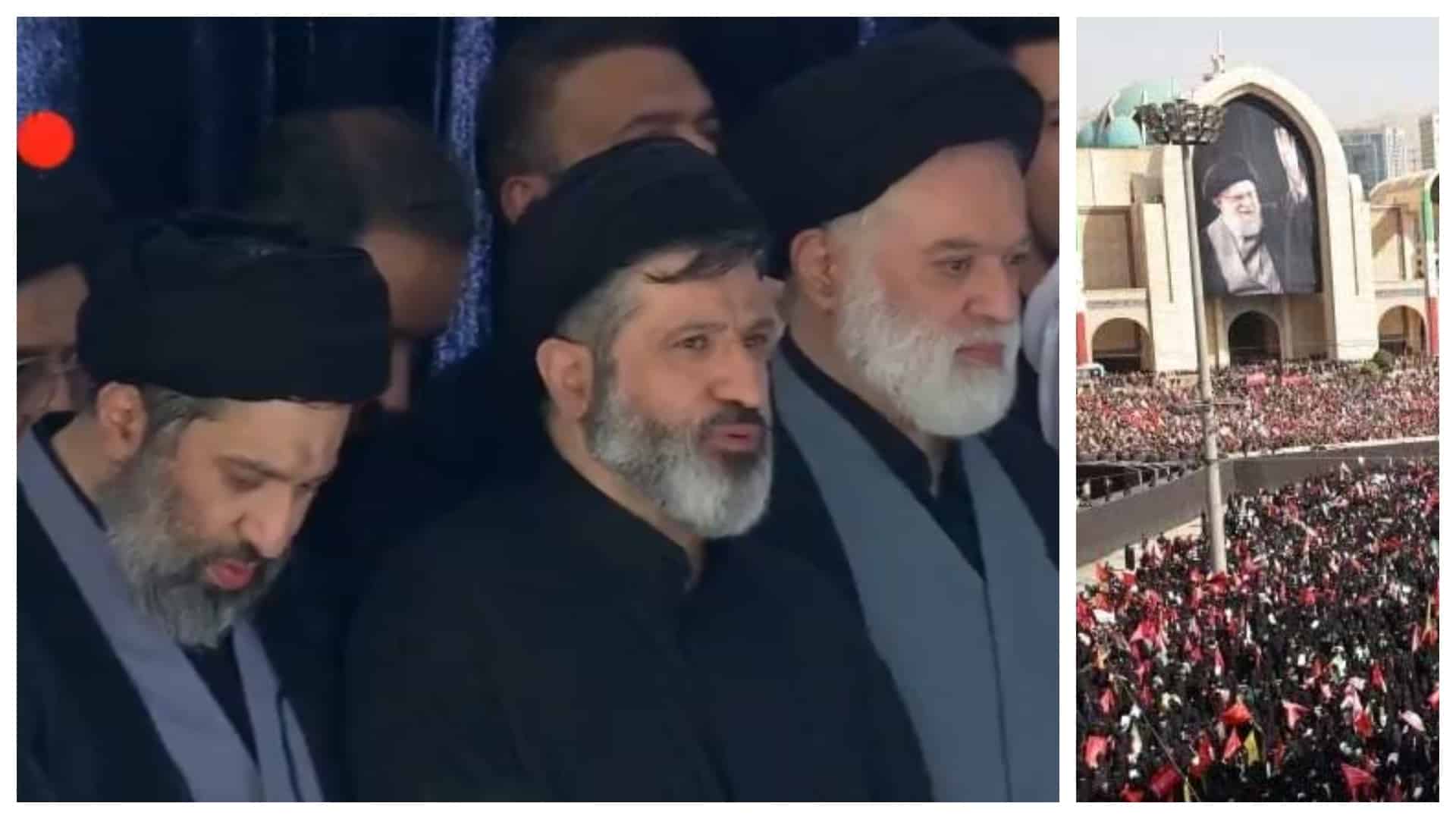 ایرانی رہبراعلیٰ آیت اللہ علی خامنہ ای کی نمازِ جنازہ میں تین بیٹوں کی شرکت، ویڈیو سامنے آگئی