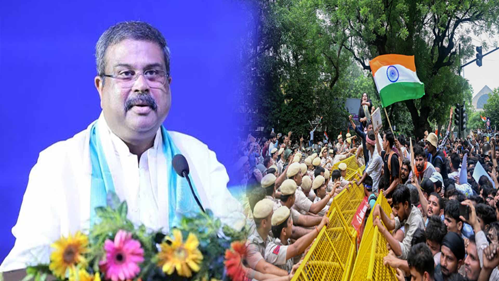 طلبہ کے احتجاج کے بعد بھارتی وزیر تعلیم نے استعفیٰ دے دیا