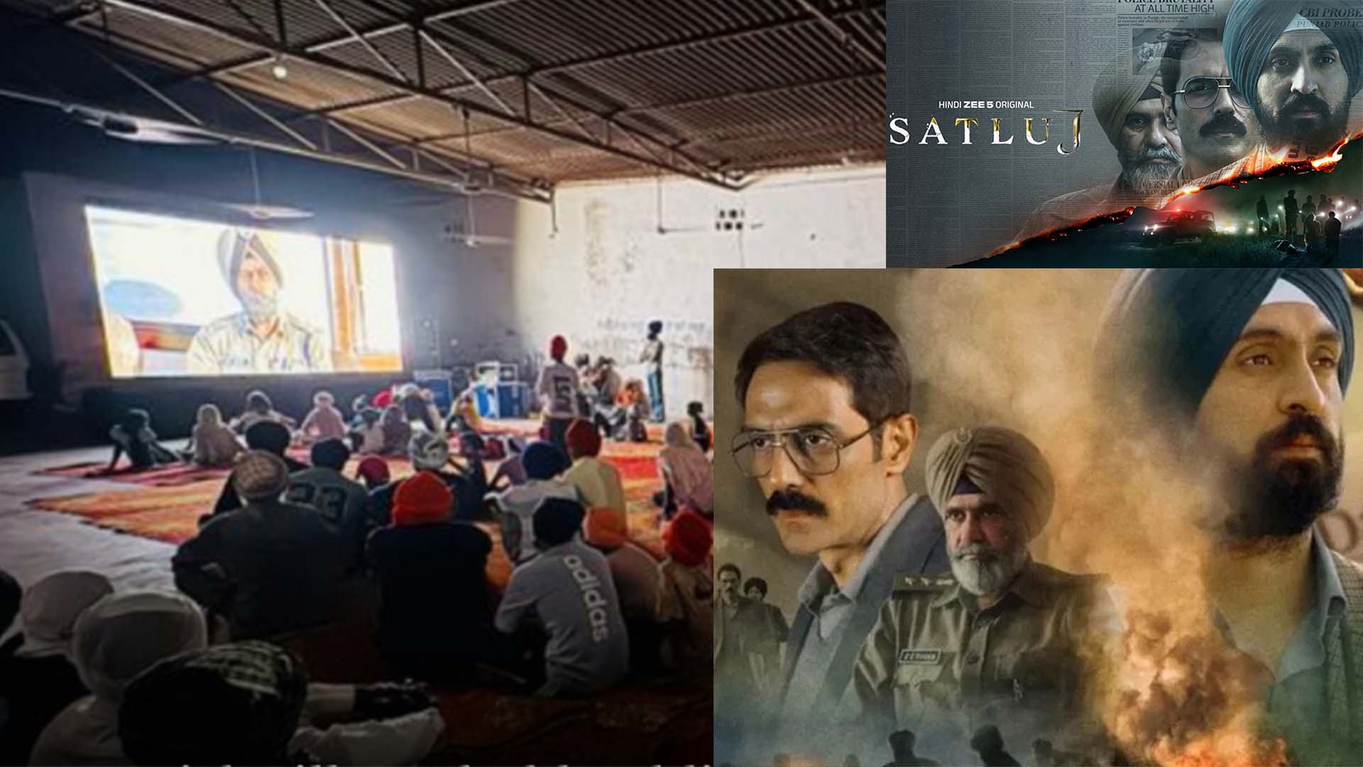 دلجیت دوسانجھ کی فلم ستلج پابندی کےباوجود  گوردواروں میں دکھائی جانے لگی