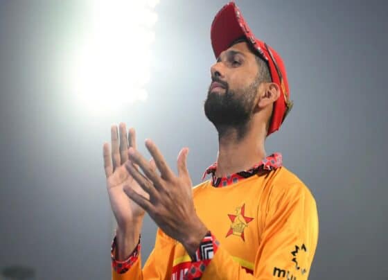 سکندر رضا کا ایک اور اعزاز، زمبابوے کے سب سے زیادہ بین الاقوامی میچ کھیلنے والے کرکٹر بن گئے