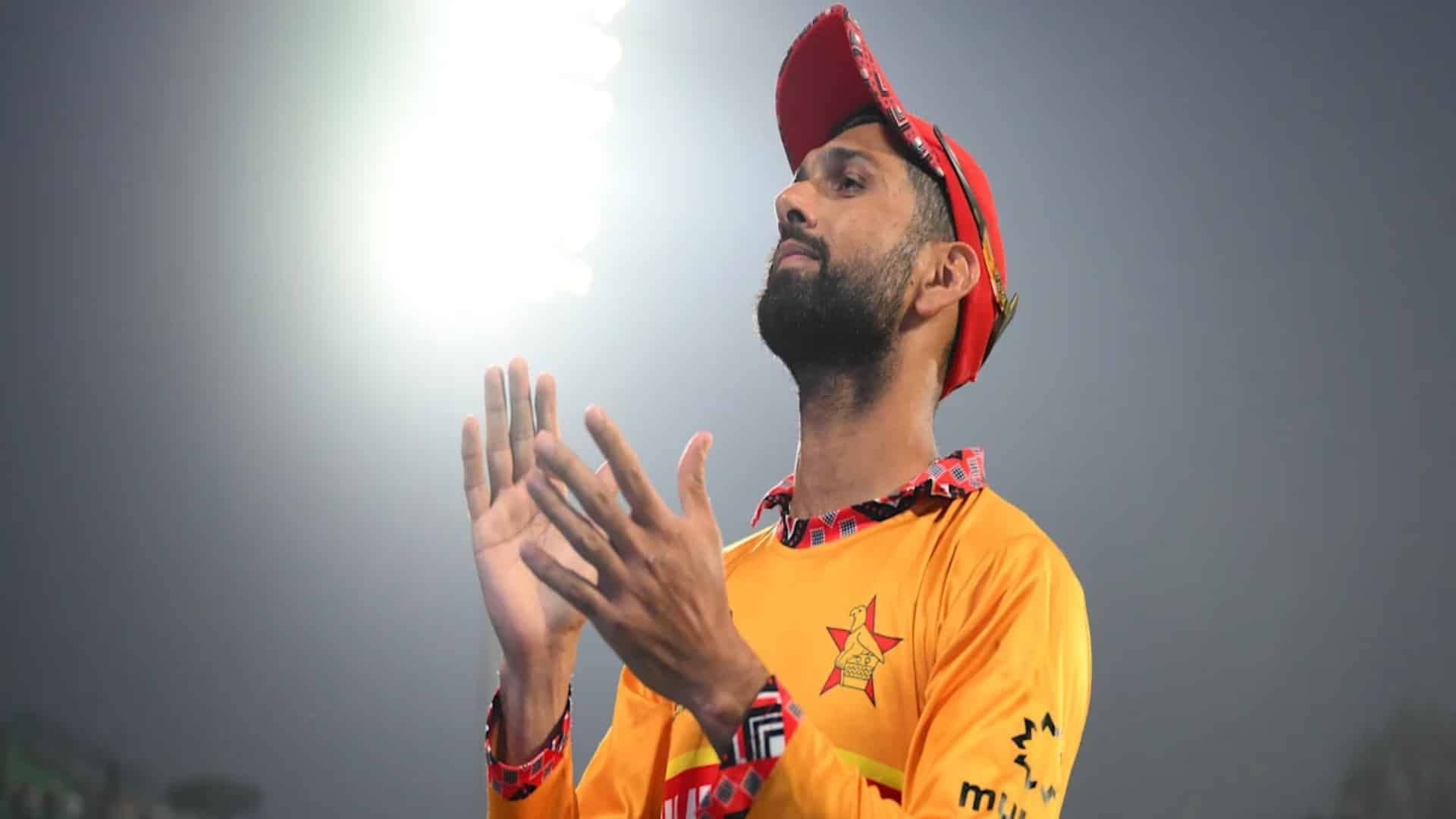 سکندر رضا کا ایک اور اعزاز، زمبابوے کے سب سے زیادہ بین الاقوامی میچ کھیلنے والے کرکٹر بن گئے
