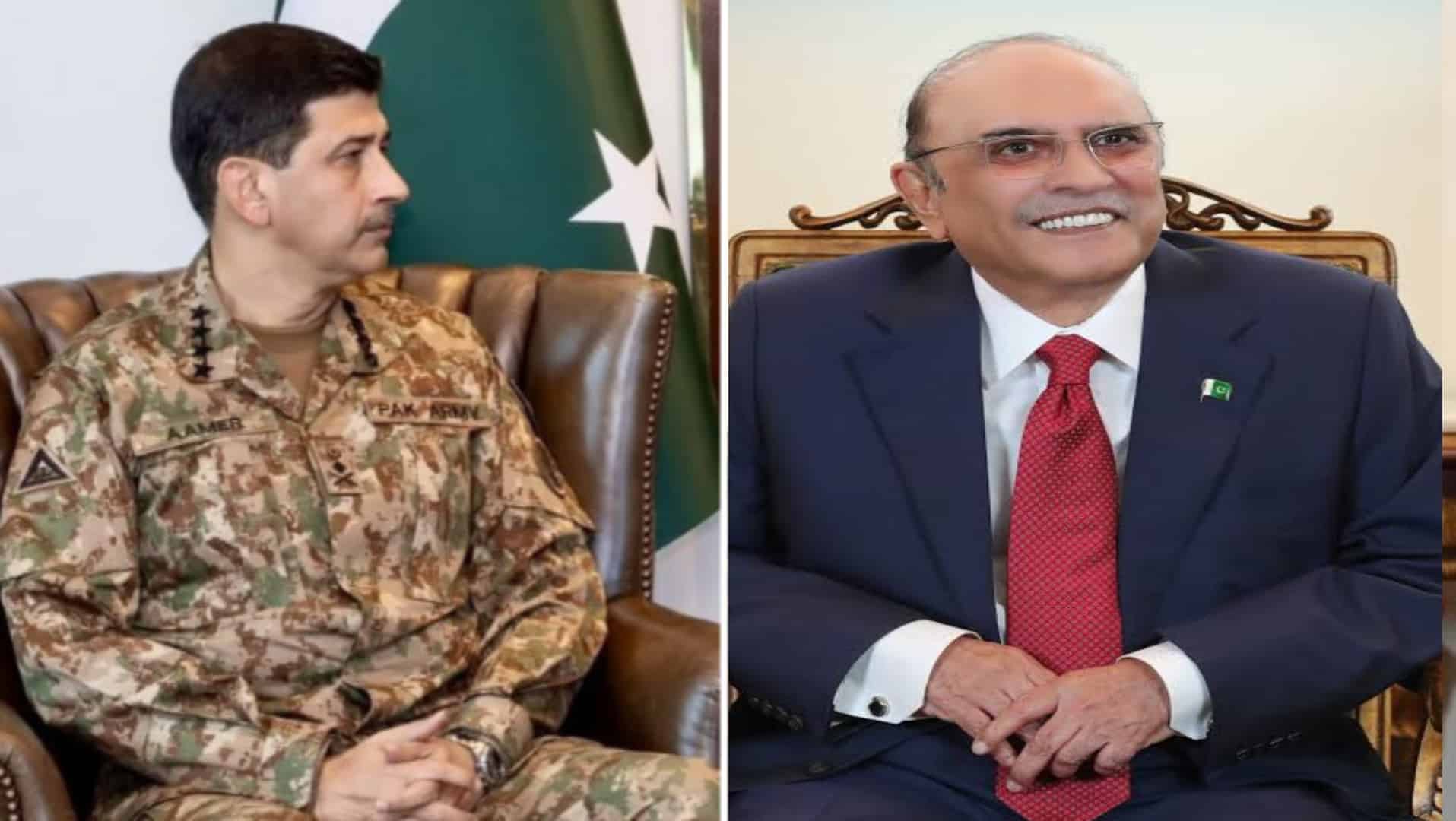 صدر مملکت  نے جنرل سید عامر رضا کیلئے نشانِ امتیاز(ملٹری)کی منظوری دیدی