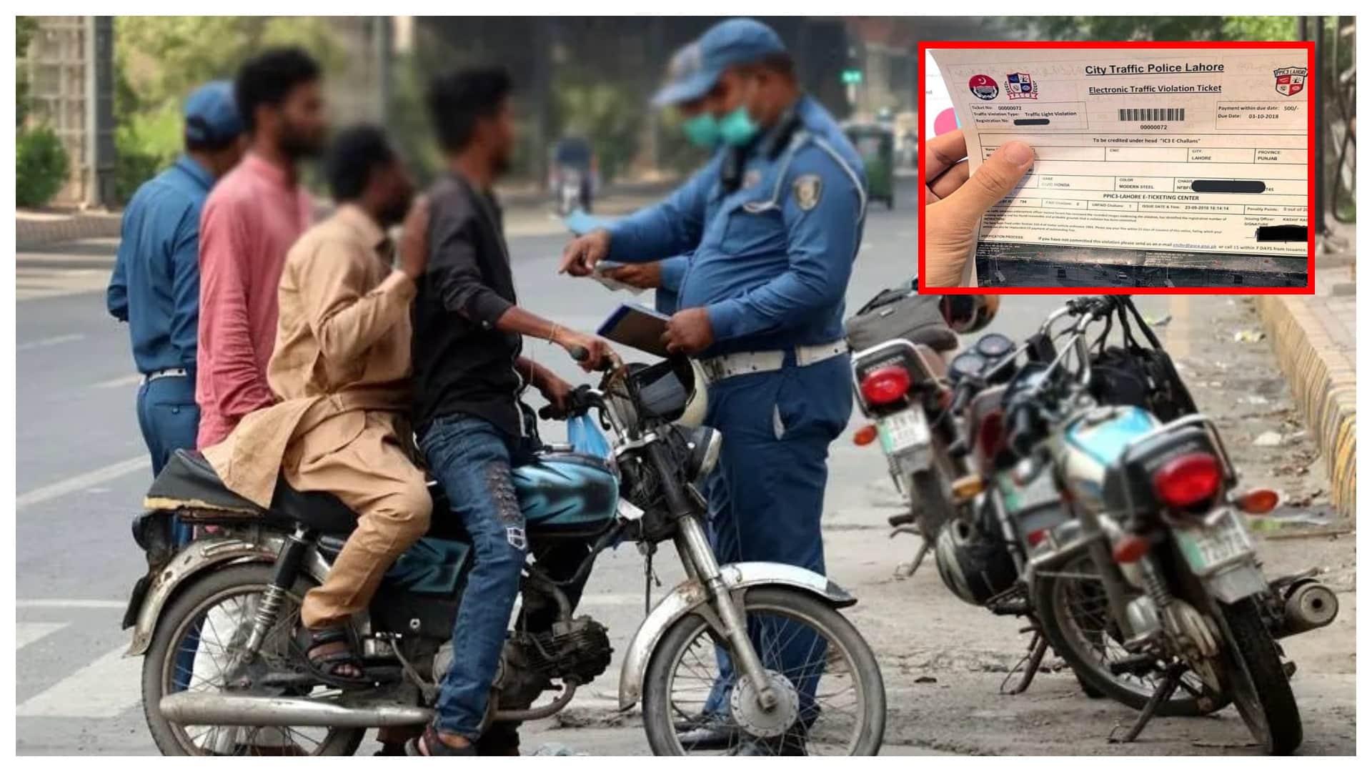 لاہور سمیت پنجاب بھر میں ٹریفک چالانز کا نیا نظام متعارف