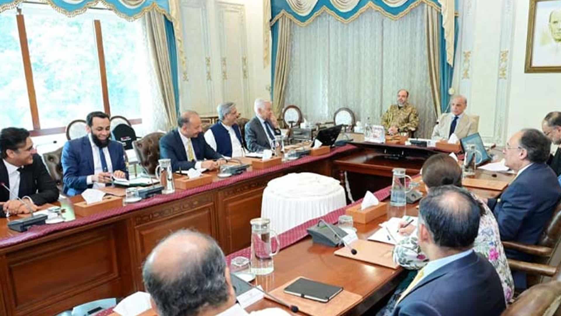 وزیراعظم محمد شہباز شریف کی زیر صدارت مون سون سیزن کی پیشگی تیاریوں سے متعلق اجلاس