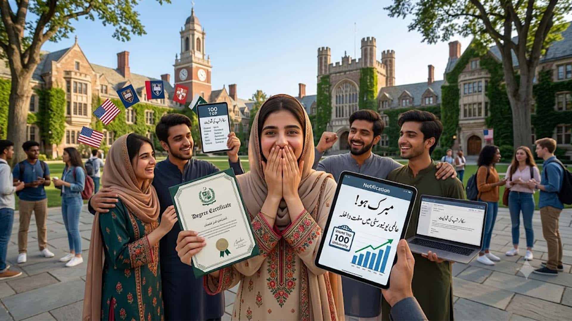 دنیا کی 100 بہترین یونیورسٹیوں نے پاکستانی طلبہ کیلئے دروازے کھول دیے، مفت تعلیم کا اعلان