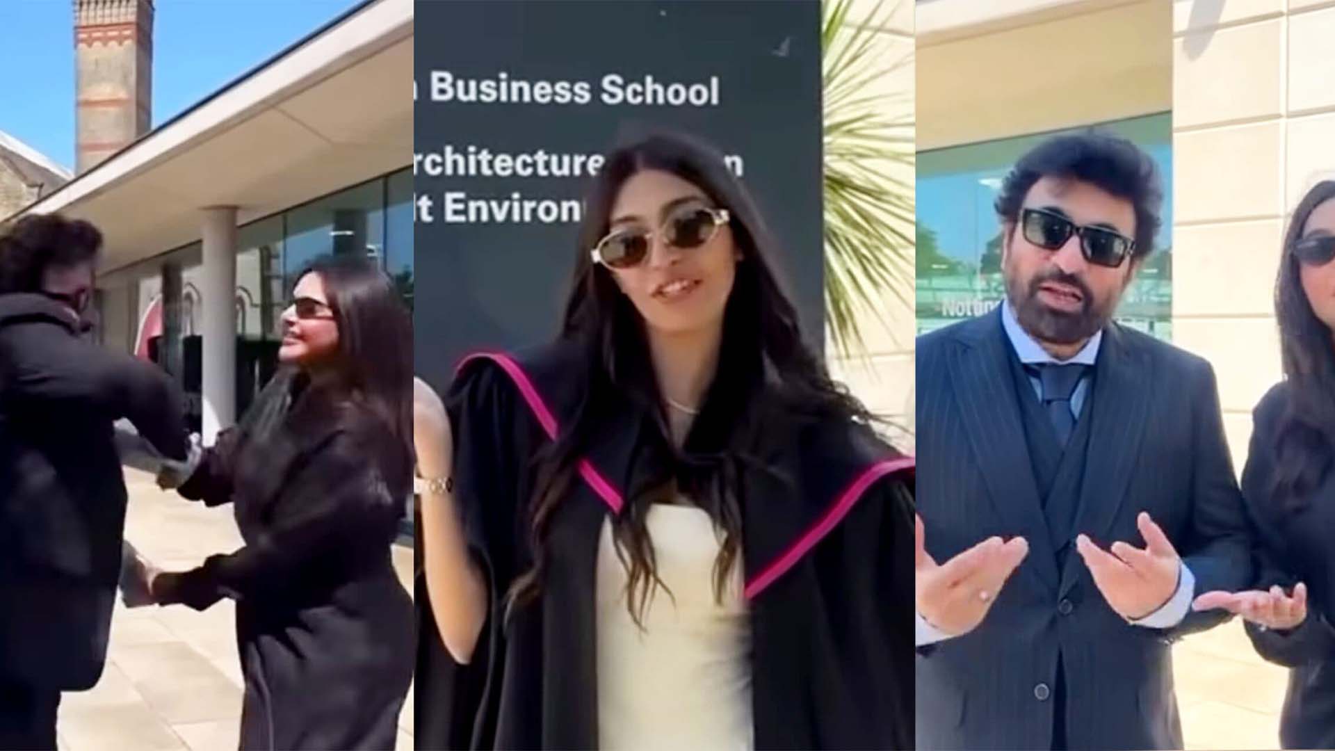 ندا یاسر اور یاسر نواز نے بیٹی کی گریجویشن منفرد انداز میں منائی