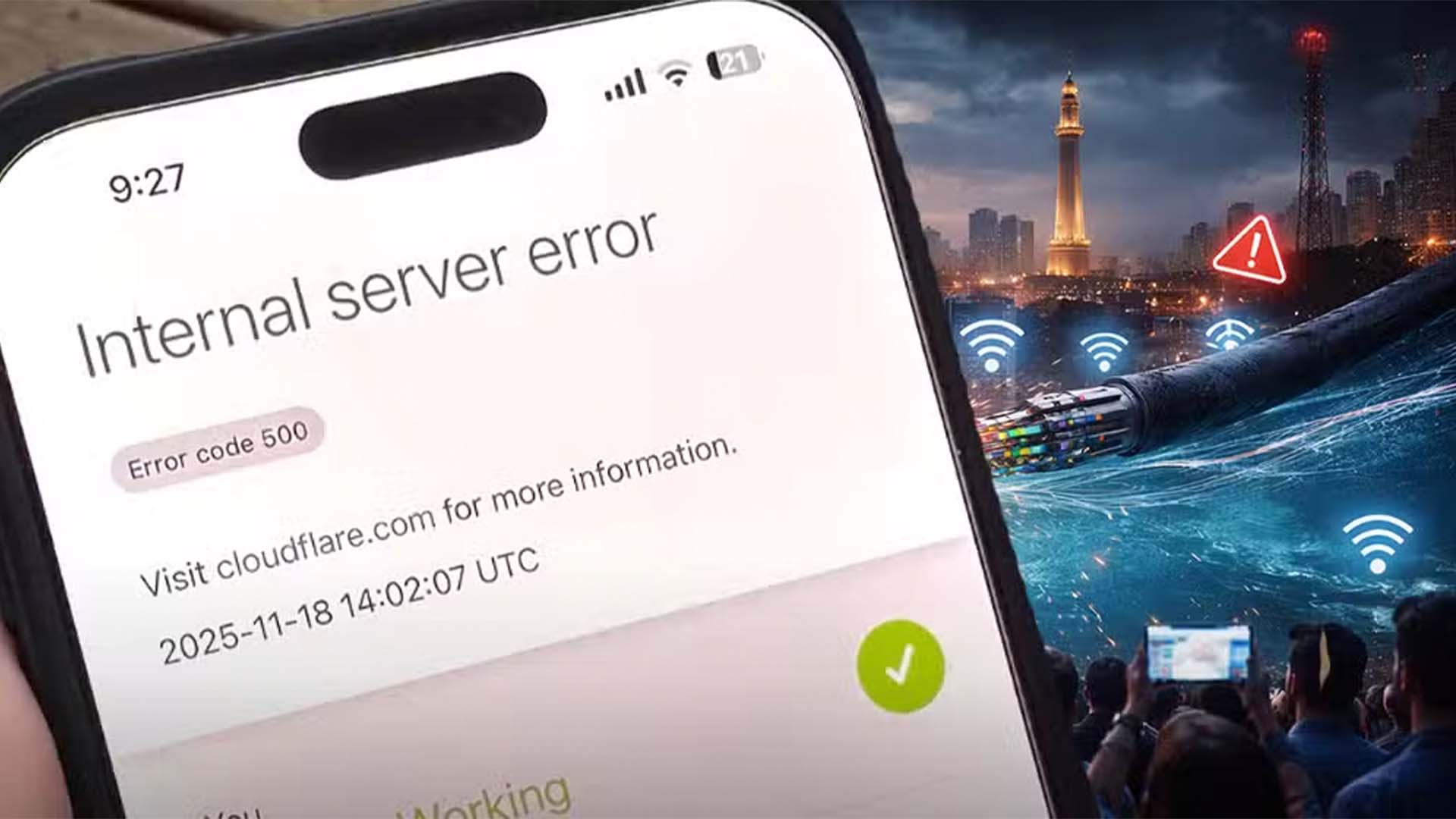 بین الاقوامی سب میرین کیبل میں خرابی، نیاٹیل صارفین کو سست انٹرنیٹ کا سامنا