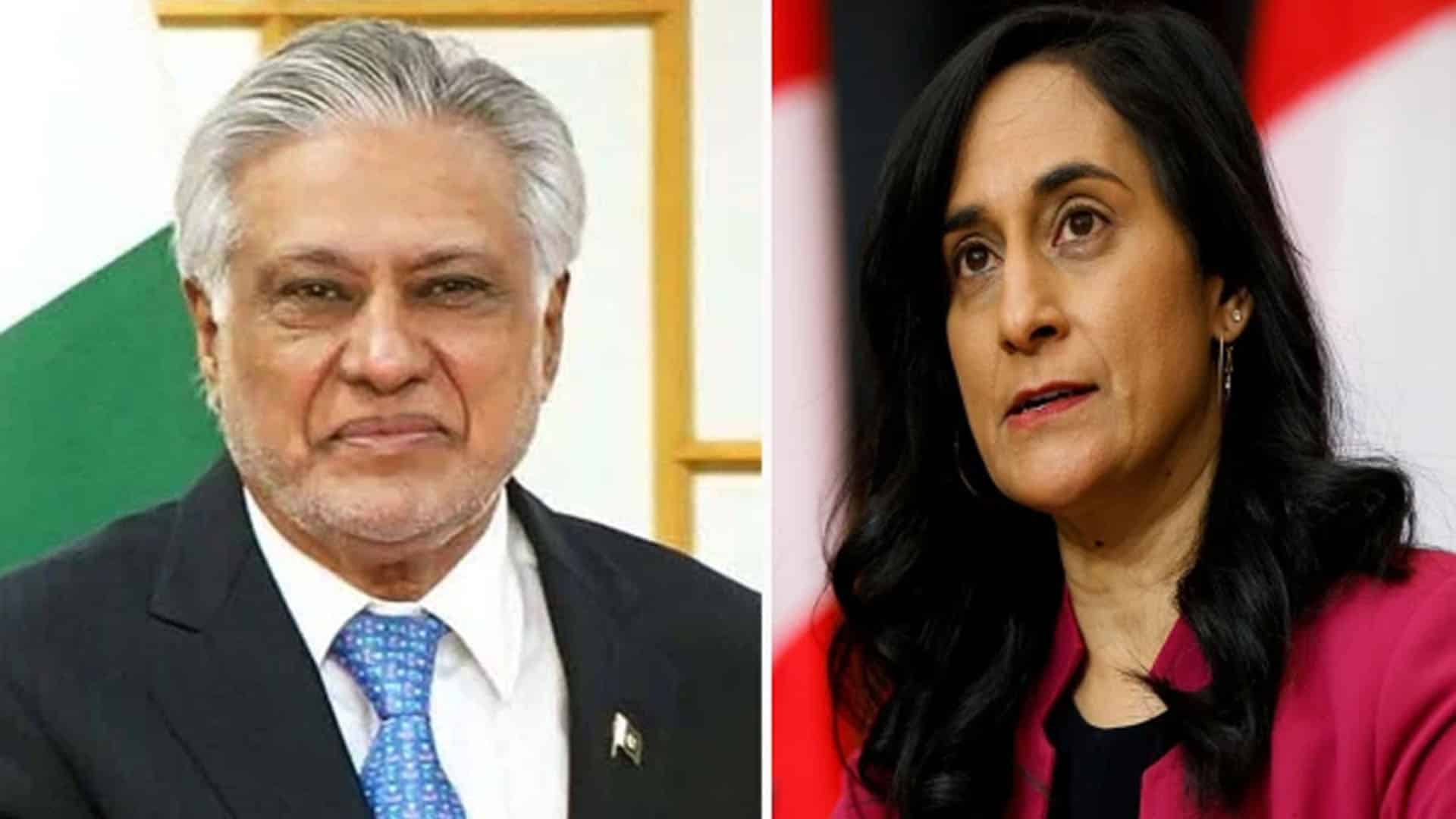 کینیڈین وزیر خارجہ انیتا آنند پاکستان کے پہلے سرکاری دورے پر آج اسلام آباد پہنچیں گی