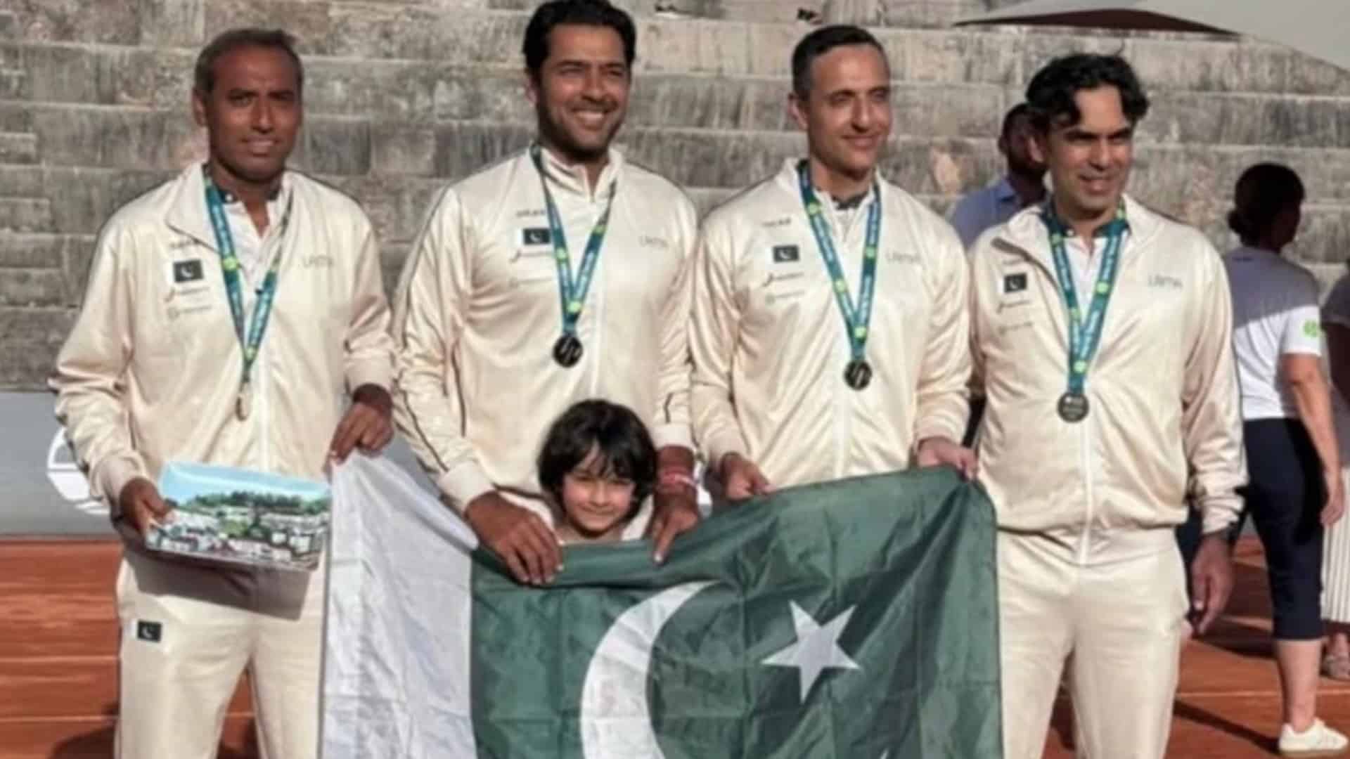 لزبن میں پاکستان کا ٹینس پرچم بلند، 4 عالمی تمغے جیت لیے