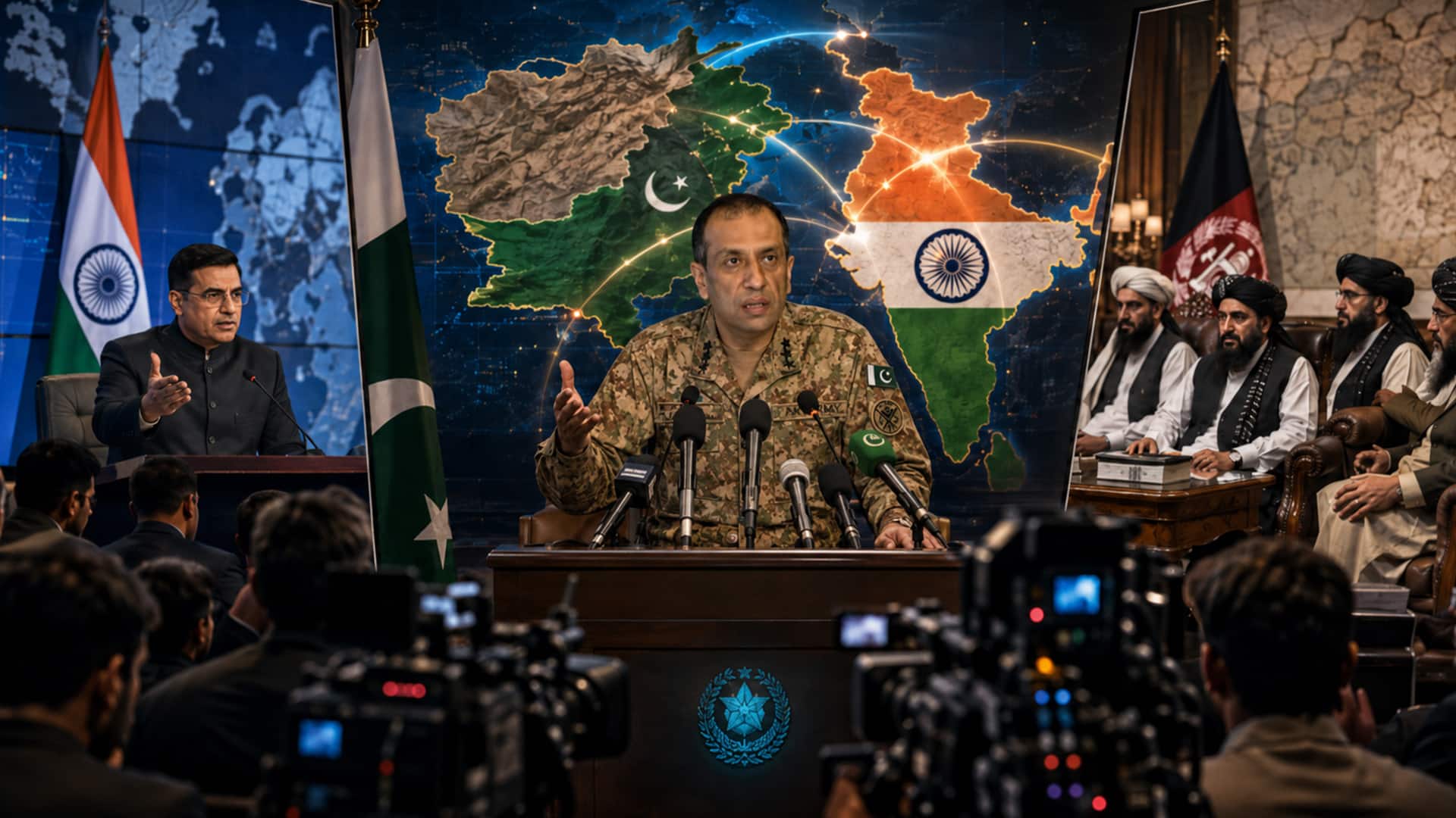ڈی جی آئی ایس پی آر لیفٹیننٹ جنرل احمد شریف چوہدری کا بیان بھارت میں بھی موضوع بحث بن گیا