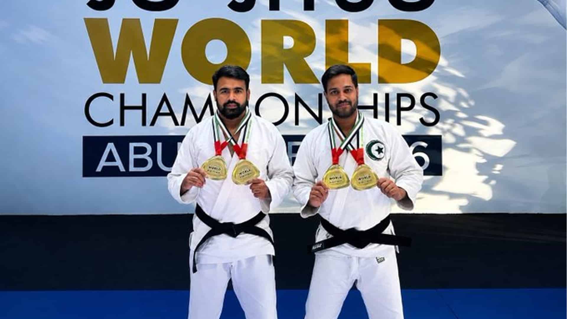 ابوظہبی ورلڈ جوجِٹسو چیمپیئن شپ، پاکستان نے 2 گولڈ اور 1 برانز میڈل جیت لیا