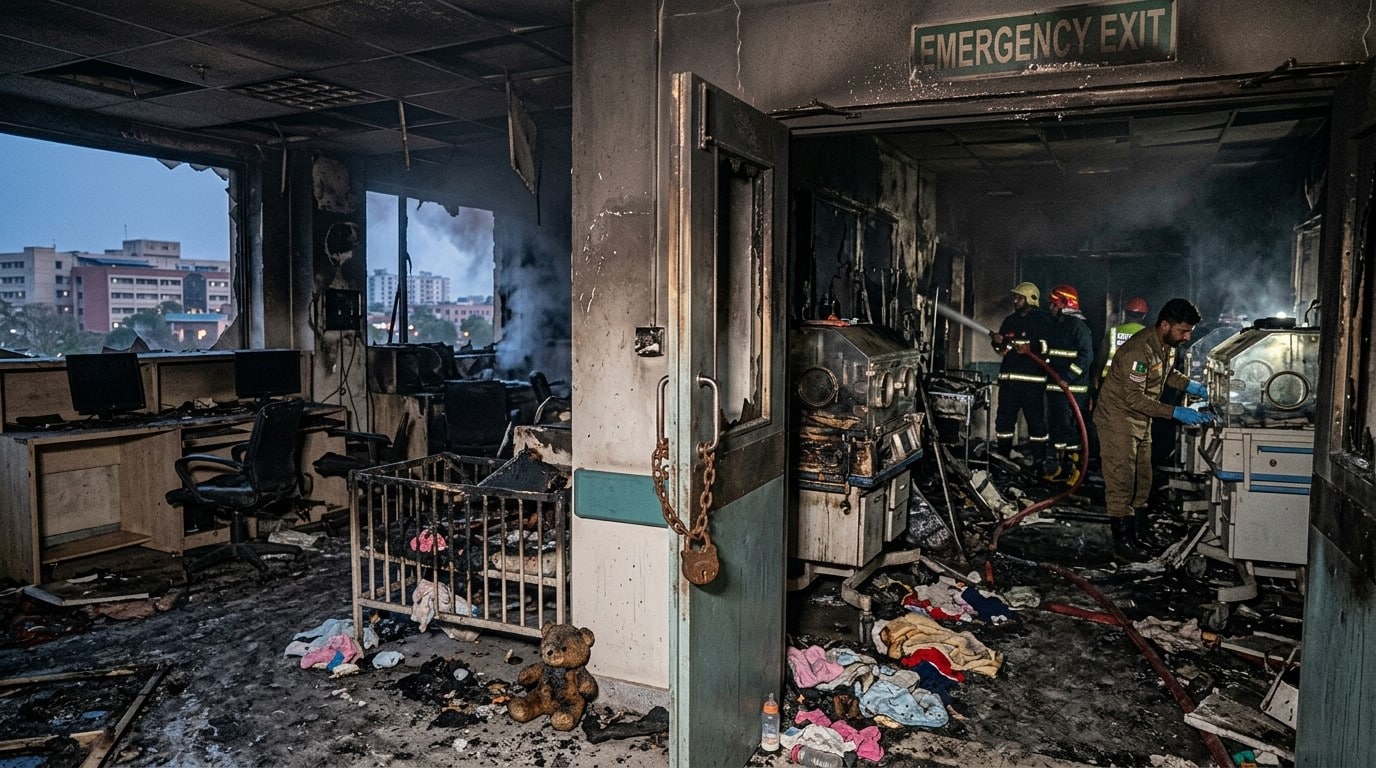 پمز اسپتال نرسری میں آتشزدگی کا سانحہ، ریسکیو ذرائع کے سنسنی انکشافات سامنے آگئے