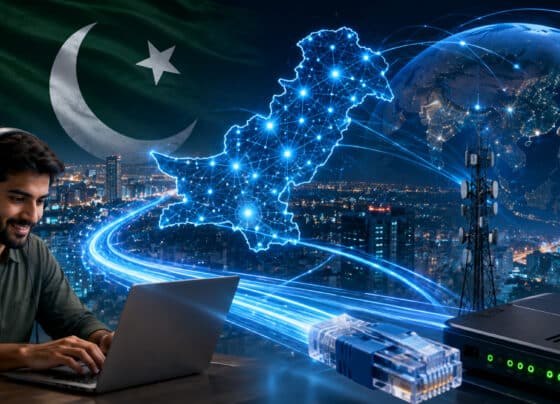 پاکستان میں انٹرنیٹ کی رفتار تین گنا بڑھانے کا قومی منصوبہ