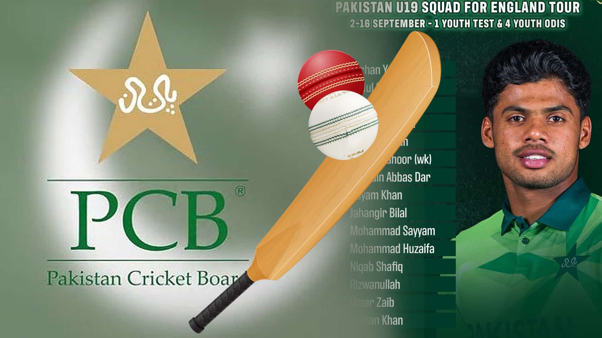 دورۂ انگلینڈ کے لیے پاکستان انڈر 19 سکواڈ کا باضابطہ اعلان، 6 نئے کھلاڑی شامل