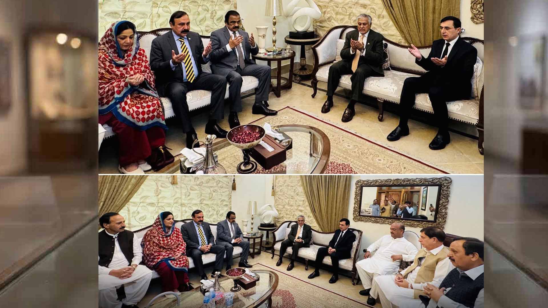 وفاقی حکومت کا اعلیٰ سطحی وفد چیئرمین پی ٹی آئی کی رہائش گاہ  پہنچ گیا