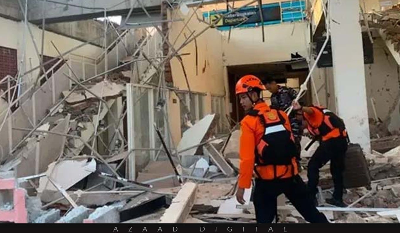 انڈونیشیا میں زلزلے کے باعث ہلاکتوں کی تعداد 47 تک پہنچ گئی