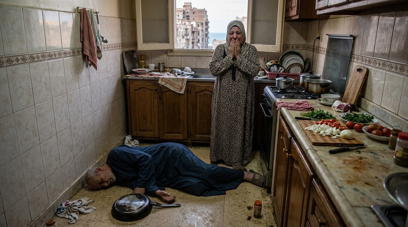 کھانے پر تنازع، بیوی نے فرائنگ پین سے شوہر کی جان لے لی