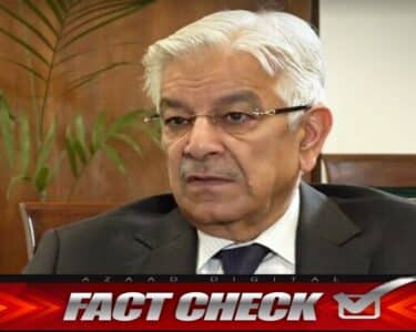 وزارت اطلاعات نے خواجہ آصف کی سوشل میڈیا پر وائرل ویڈیو کو جعلی قرار دیدیا