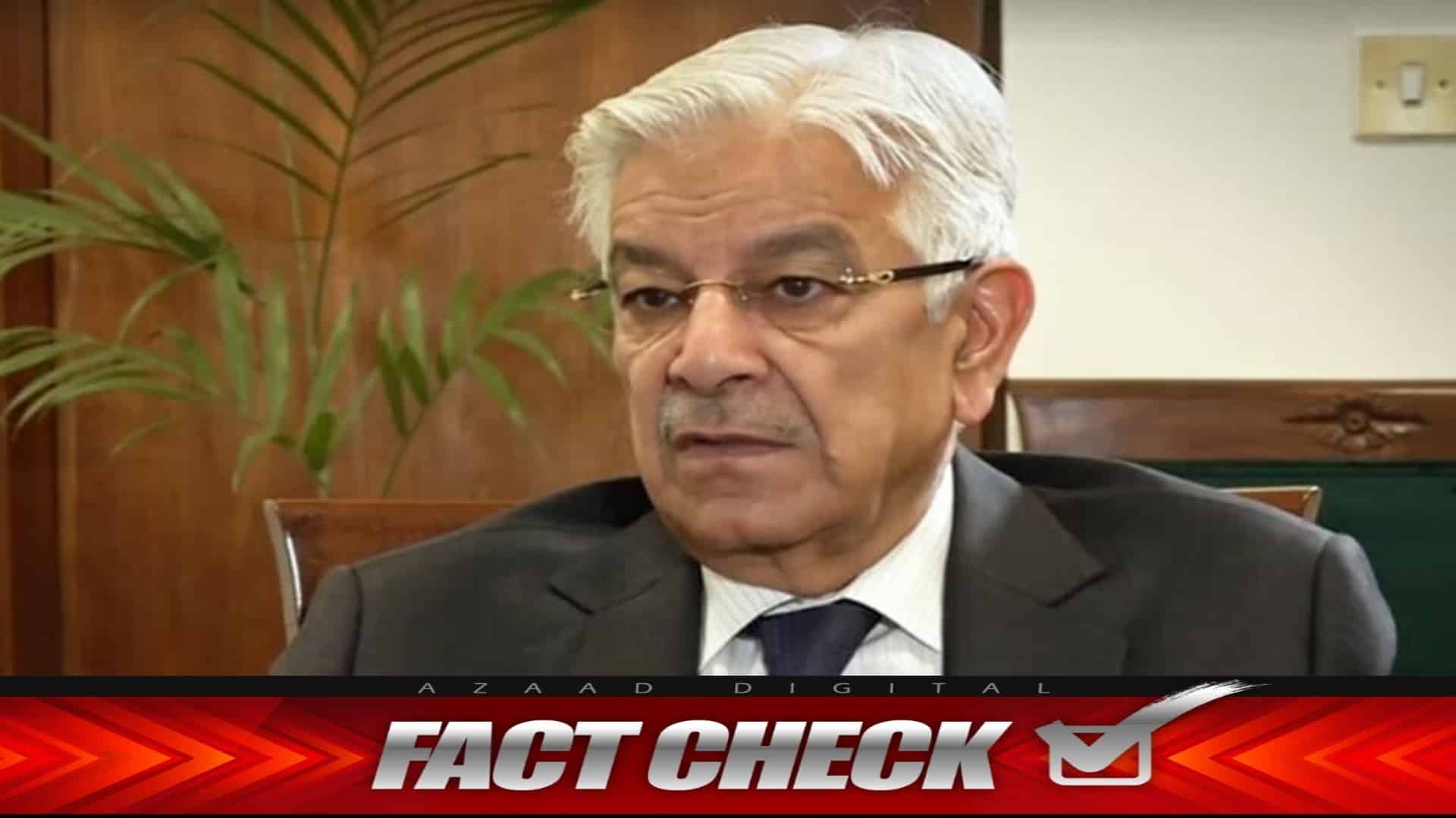 وزارت اطلاعات نے خواجہ آصف کی سوشل میڈیا پر وائرل ویڈیو کو جعلی قرار دیدیا