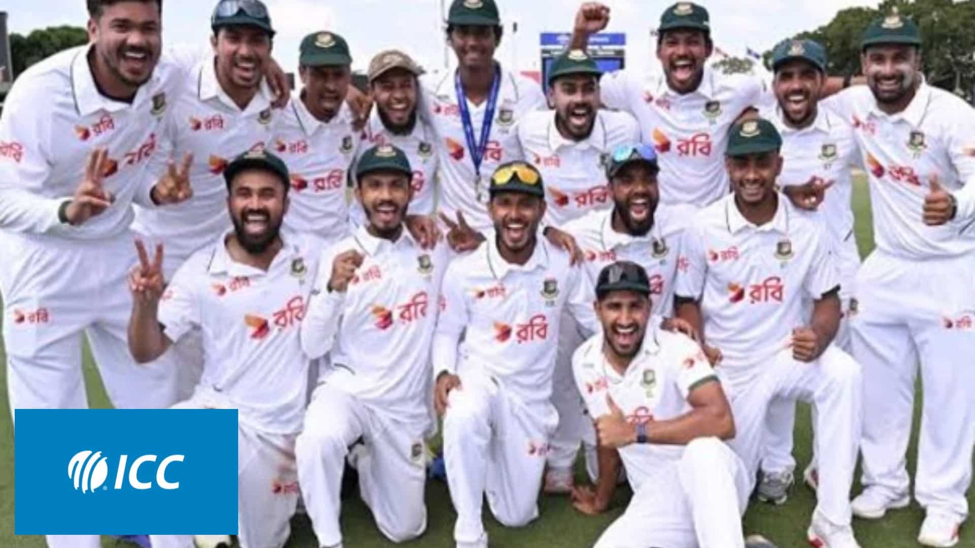 آسٹریلیا کیخلاف فتح ، بنگلادیش نے پاکستان کو ٹیسٹ رینکنگ میں پیچھے چھوڑ دیا