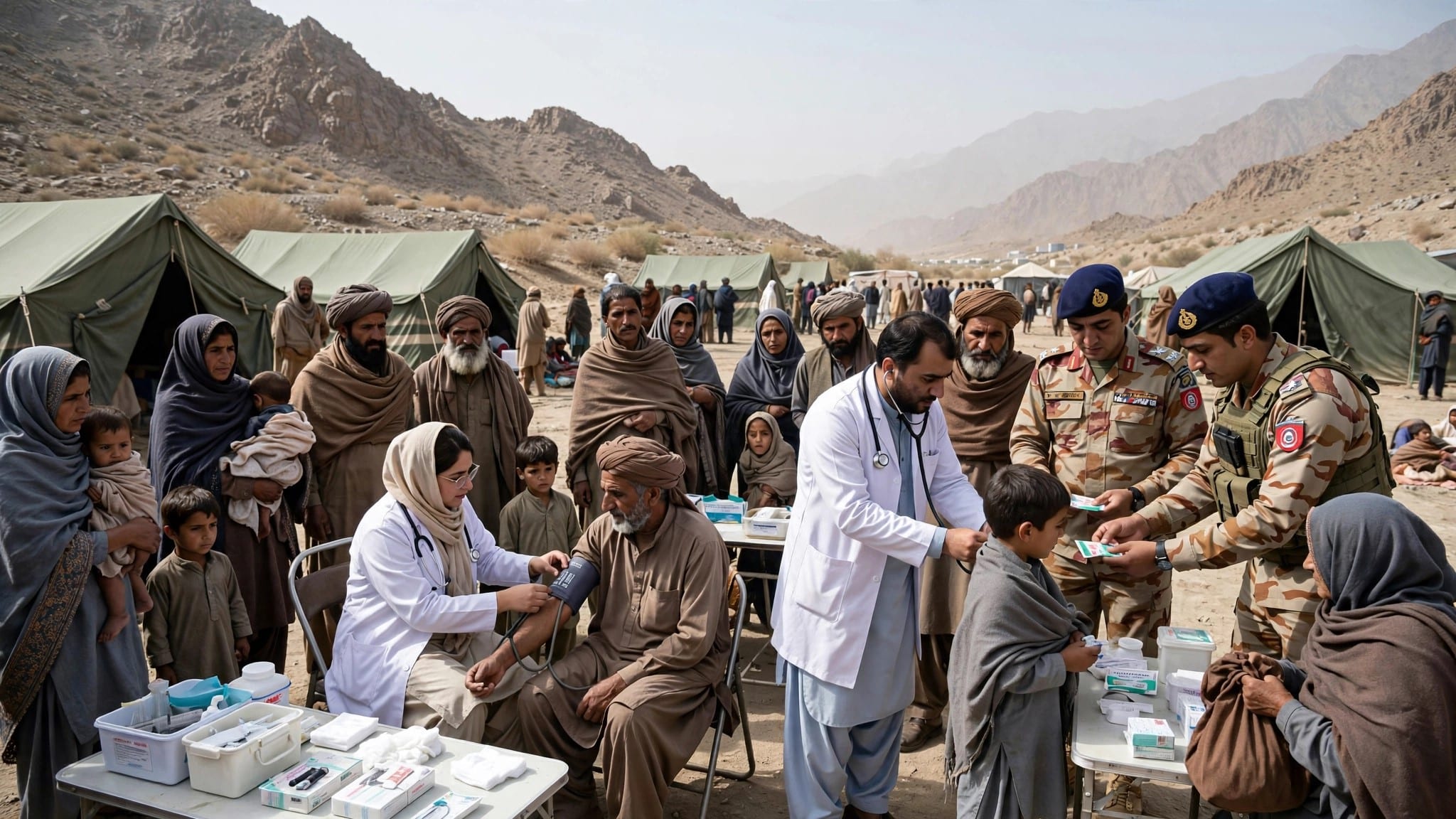 ایف سی بلوچستان فلاحی کاموں میں پیش پیش، دور افتادہ علاقوں میں 21 فری میڈیکل کیمپس کا کامیاب انعقاد