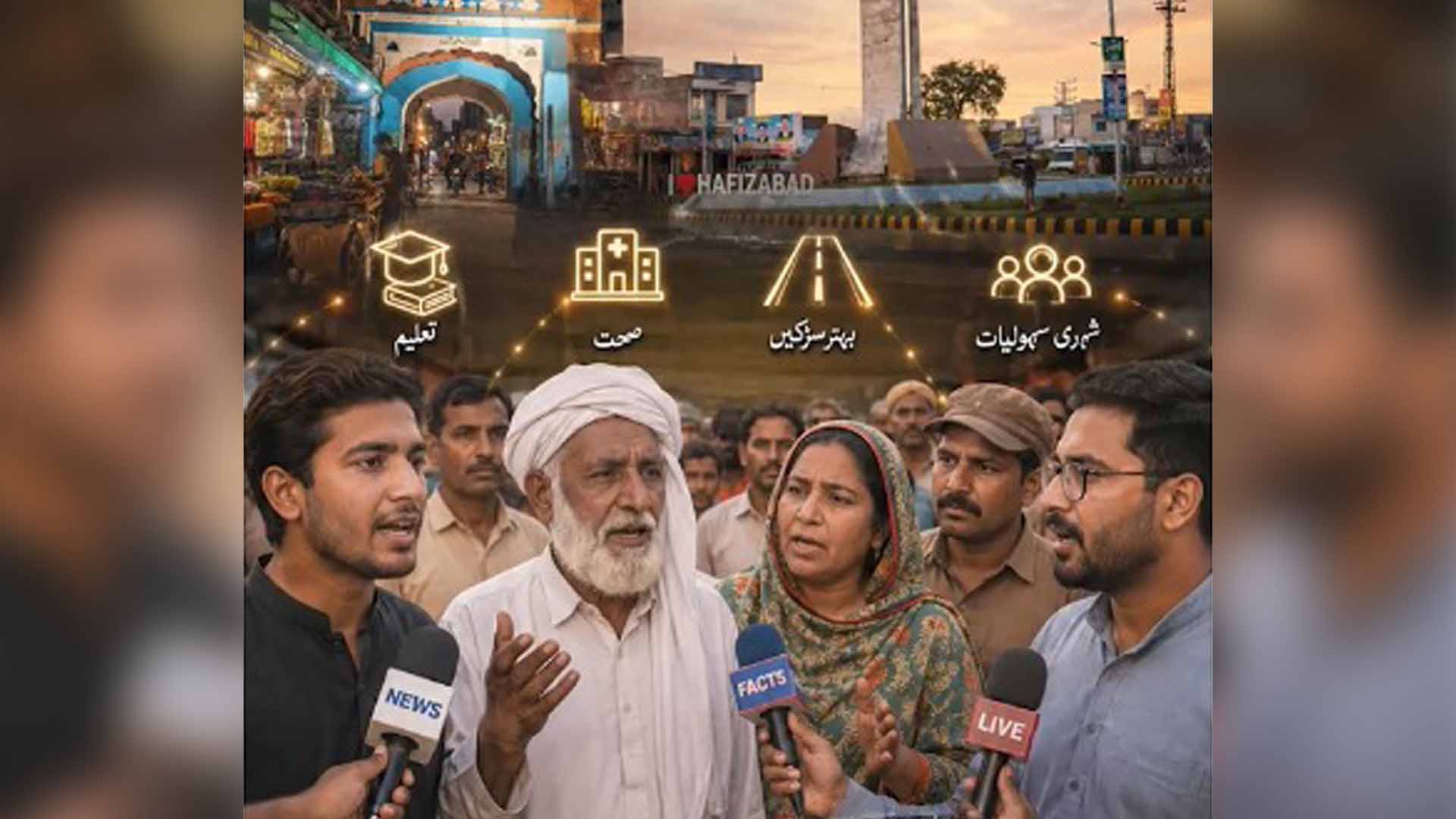 وسائل کی منصفانہ تقسیم کے لئے نئے صوبے بنائے جائیں، حافظ آباد اور چنیوٹ کے عوام کا ’’آزاد ڈیجیٹل‘‘ سروے میں مطالبہ