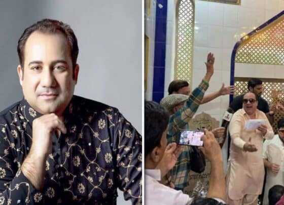 نصرت فتح علی خان کی قبر پر قوالی پرفارمنس پر تنقید ، راحت فتح علی نے خاموشی توڑ دی