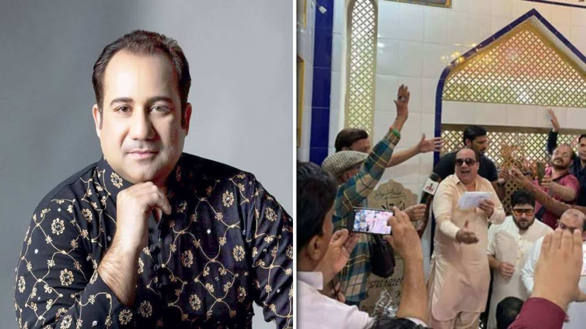 نصرت فتح علی خان کی قبر پر قوالی پرفارمنس پر تنقید ، راحت فتح علی نے خاموشی توڑ دی