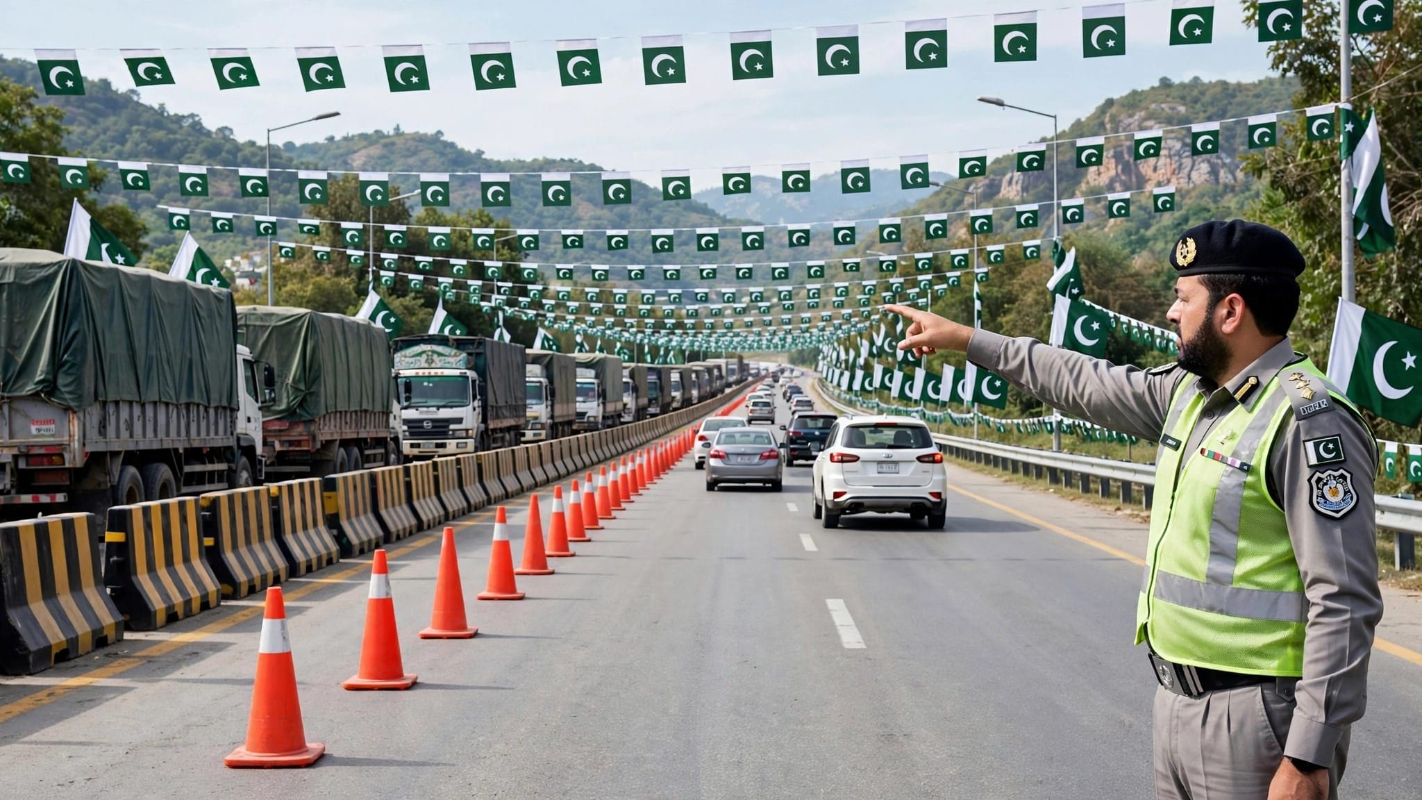 جشنِ آزادی کی تقریب، اسلام آباد ٹریفک کے لیے متبادل پلان جاری